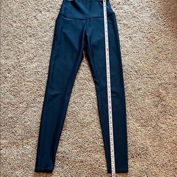 ALO Yoga Navy High-Waisted Leggings 36” - Picture 1 of 5